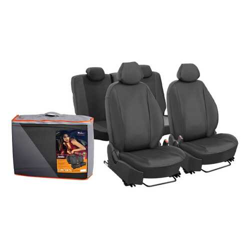 Чехлы для Mitsubishi Outlander Лима 13 1/3 экокожа перф. черн. AIRLINE ACCS-L-62 в ТНК