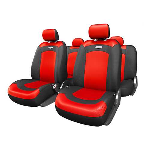 Комплект чехлов на сиденья Autoprofi Extreme XTR-803 BK/RD (M) в ТНК