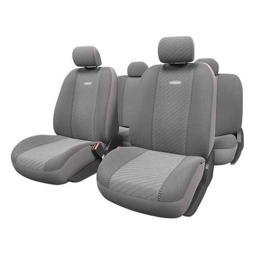 Комплект чехлов на сиденья Autoprofi Gobelen GOB-1105 GY/LINE (M) в ТНК