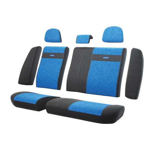 Комплект чехлов на сиденья Autoprofi TRS-002 BK/BL в ТНК