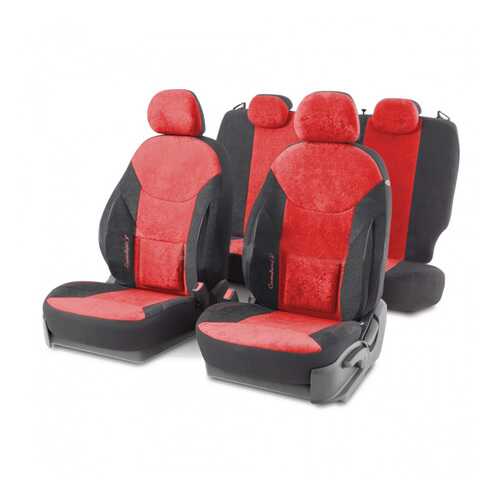 Комплект чехлов на сиденья Autoprofi Универсальный COM-1505VF BK/RD в ТНК