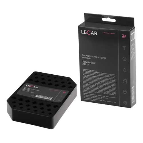 Ароматизатор возздуха LECAR гелевый под сиденье Bubble Gum 200 гр. Картридж LECAR000272412 в ТНК