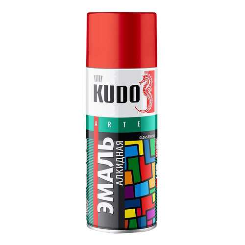 Эмаль универсальная черная матовая KUDO ,520 мл в ТНК