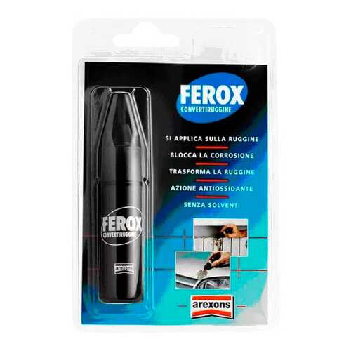 Преобразователь ржавчины в грунт AREXONS Ferox. с кисточкой . 15 мл. в ТНК