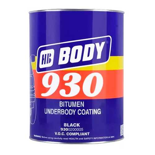 Антикор черный 2,5кг BODY 930 9300200003 в ТНК