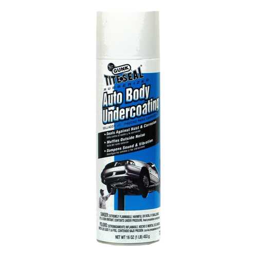Антикор-грунтовка с резиной GUNK Tite Seal Rubberized Undercoating (453гр) в ТНК