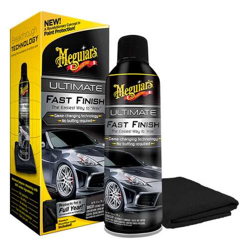 Защитное покрытие Ultimate Fast Finish (аэрозоль) 241 г + салфетка G18309 в ТНК
