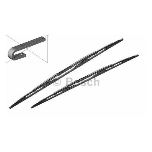 Комплект щеток стеклоочистителя Bosch + (+) 3397005808 в ТНК
