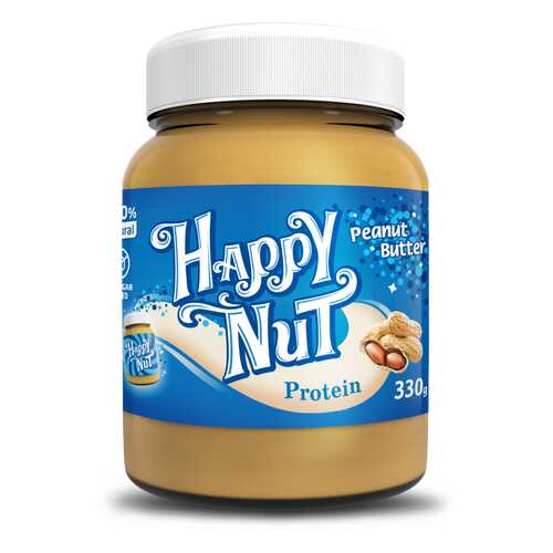 Арахисовая паста Happy Nut Protein с протеином 330 г в ТНК