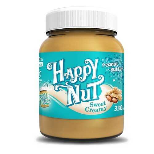 Арахисовая паста Happy Nut Sweet Creamy сладкая в ТНК