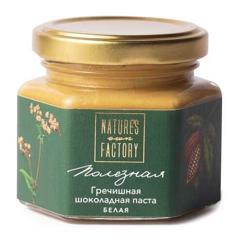 Паста Гречишная шоколадно-ореховая белая Natures Own Factory 120 г, Россия в ТНК