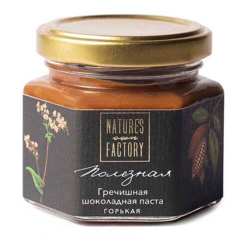 Паста Гречишная шоколадно-ореховая горькая Natures Own Factory 120 г, Россия в ТНК