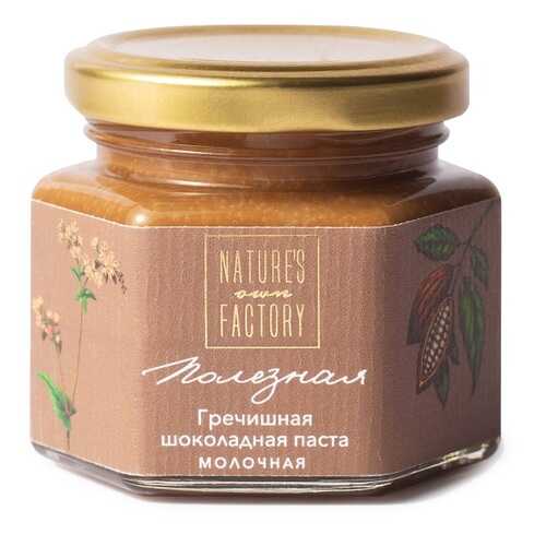 Паста Гречишная шоколадно-ореховая молочная Natures Own Factory 120 г Россия в ТНК