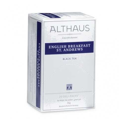 Чай Althaus English Breakfast St. Andrews Deli Pack 20*1.75 г в ТНК