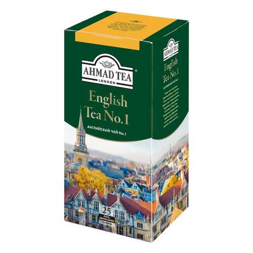 Чай черный Ahmad Tea english tea №1 с бергамотом 25 пакетиков в ТНК