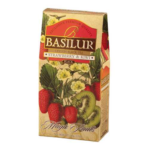 Чай черный Basilur magic fruits strawberry&kiwi 100 г в ТНК