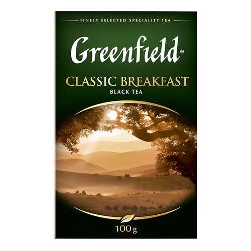 Чай черный листовой Greenfield Classic Breakfast 100 г в ТНК