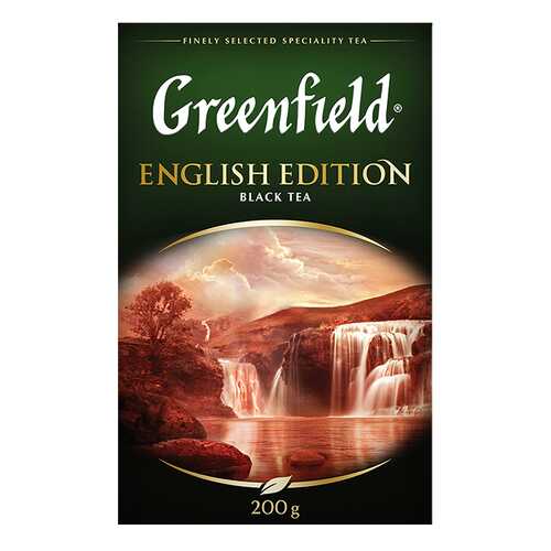 Чай черный листовой Greenfield English Edition 200 г в ТНК