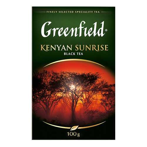 Чай черный листовой Greenfield Kenyan Sunrise 100 г в ТНК