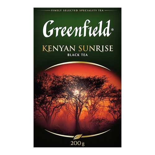Чай черный листовой Greenfield Kenyan Sunrise 200 г в ТНК