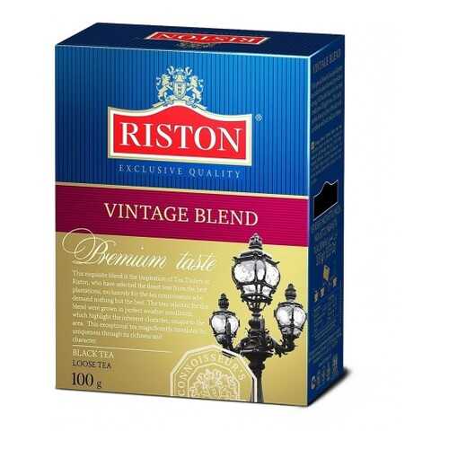 Чай черный листовой Riston винтэйдж бленд 100 г в ТНК