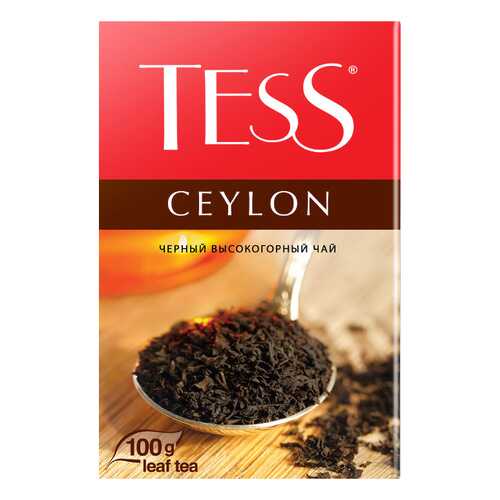 Чай черный листовой Tess Ceylon 100 г в ТНК