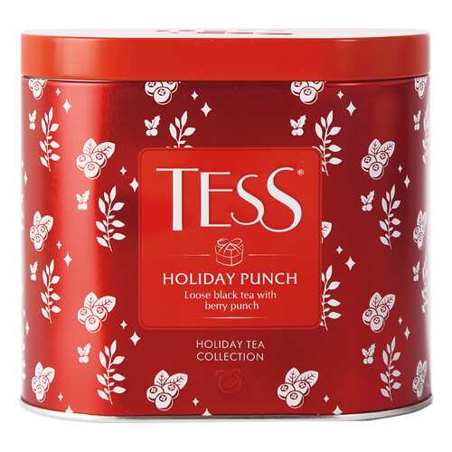 Чай черный листовой Tess Holiday Punch 100 г в ТНК
