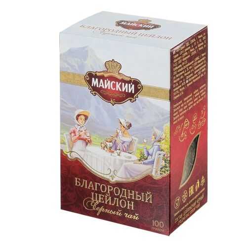 Чай черный Майский благородный цейлон 100 г в ТНК