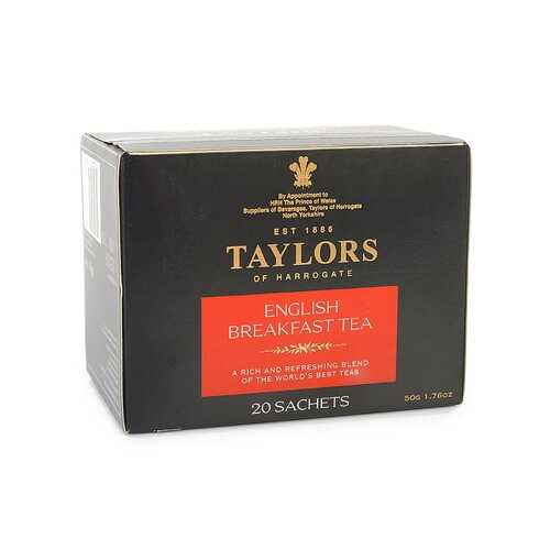 Чай черный Taylors of Harrogate Английский завтрак 20*2.5 г в ТНК