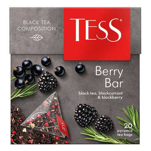 Чай черный Tess Berry Bar 20 пакетиков в ТНК