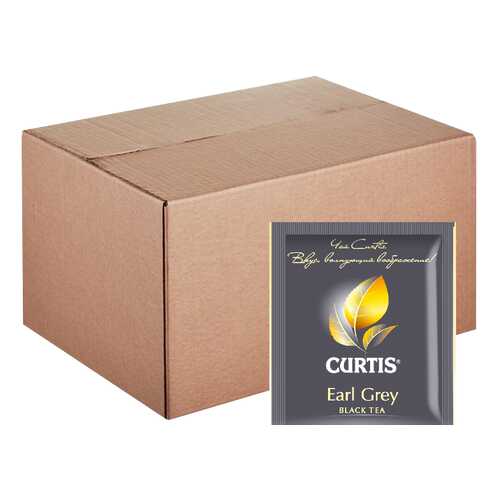 Чай Curtis Earl Grey, черный листовой, с добавками, 200 пакетиков по 2 гр в ТНК