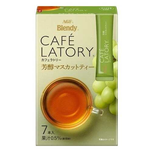 Чай растворимый AGF Cafe Latory Бленди латте мускат в стиках 7*6.5 г в ТНК