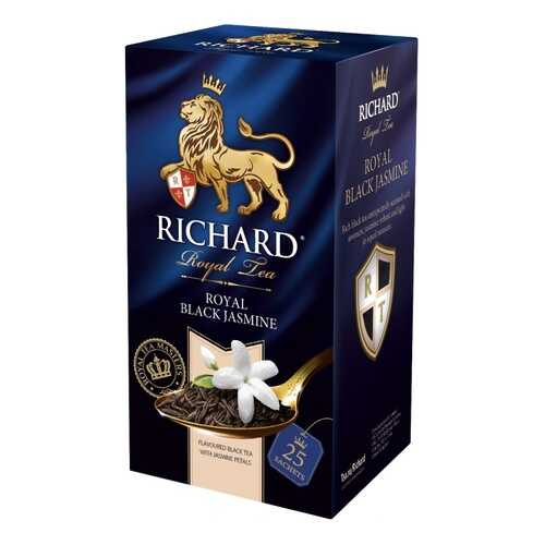 Чай Richard Royal Black Jasmine черный с жасмином 25 пакетиков в ТНК