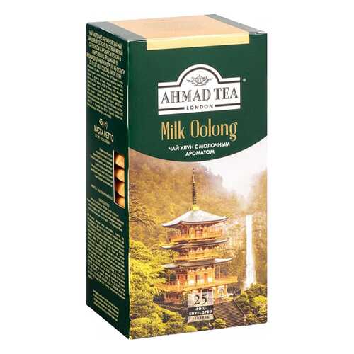 Чай зеленый Ahmad Tea milk oolong 25 пакетиков в ТНК