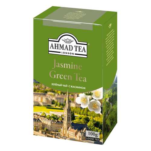 Чай зеленый Ahmad Tea с жасмином 100 г в ТНК