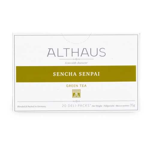Чай зеленый Althaus Сенча Сенпай 20 х 1.8 г Германия в ТНК