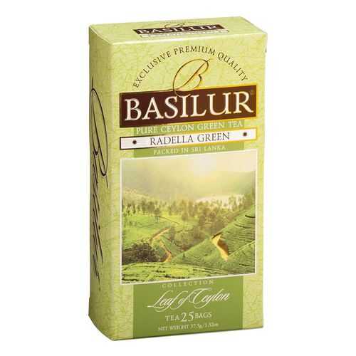 Чай зеленый Basilur radella green 25 пакетиков в ТНК