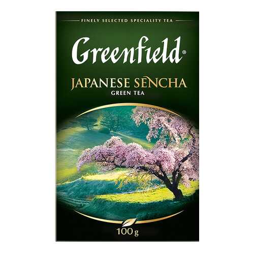 Чай зеленый листовой Greenfield Japanese Sencha 100 г в ТНК