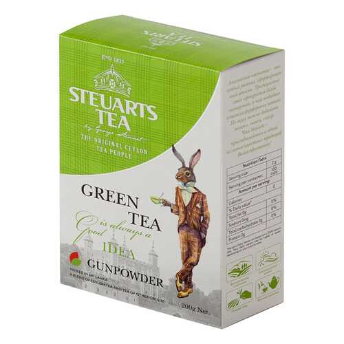 Чай зеленый листовой Steuarts green tea gunpowder 200 г в ТНК
