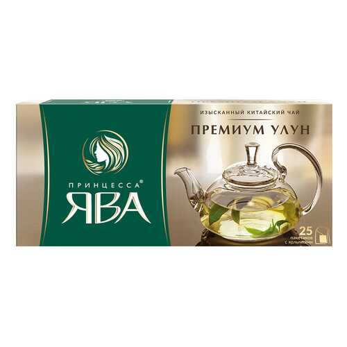 Чай зеленый Принцесса Ява Премиум Улун 25 пакетиков в ТНК