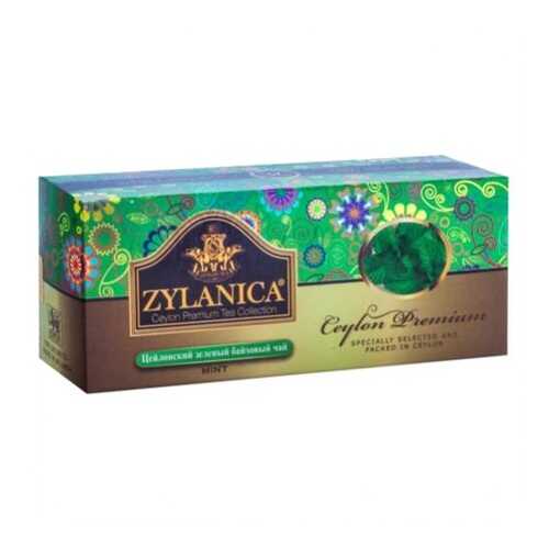 Чай зеленый в пакетиках для чашки Zylanica ceylon premium collection 25*2 г в ТНК