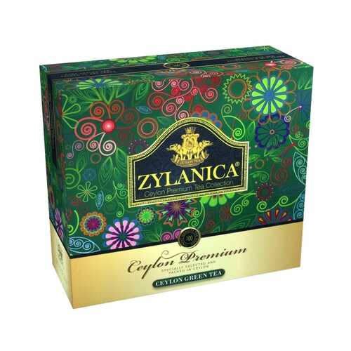 Чай Zylanica Ceylon Premium зеленый 100 пакетиков в ТНК