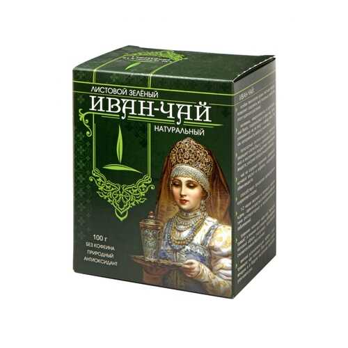 Иван-чай Емельяновская Биофабрика Зеленый, листовой, 100 гр в ТНК