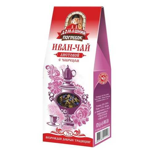 Иван-сай Домашний погребок листовой с чабрецом 75 г в ТНК