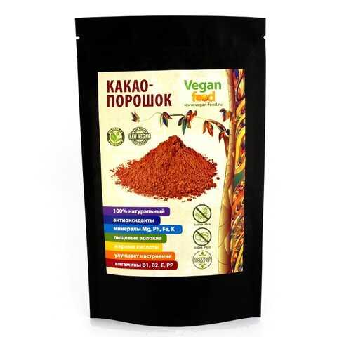 Какао-порошок Vegan Food натуральный 100 г в ТНК