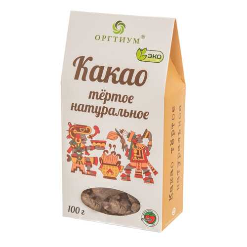 Какао-тертое Оргтиум 100 г в ТНК