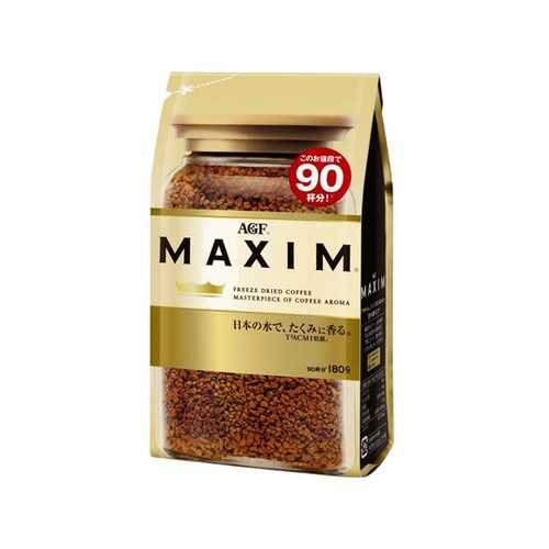 Кофе AGF Maxim растворимый gold blend 180 г в ТНК