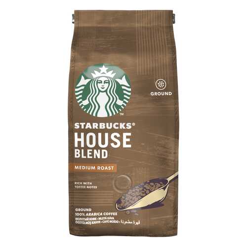 Кофе молотый Starbucks House Blend средней обжарки 200 г в ТНК