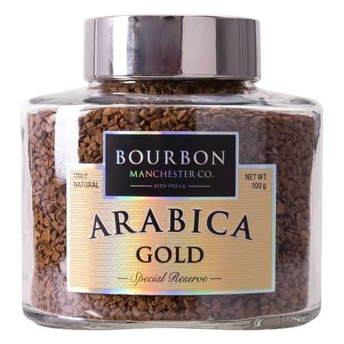 Кофе растворимый Bourbon arabica gold 100 г в ТНК