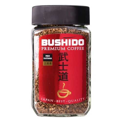 Кофе растворимый Bushido red katana 100 г в ТНК